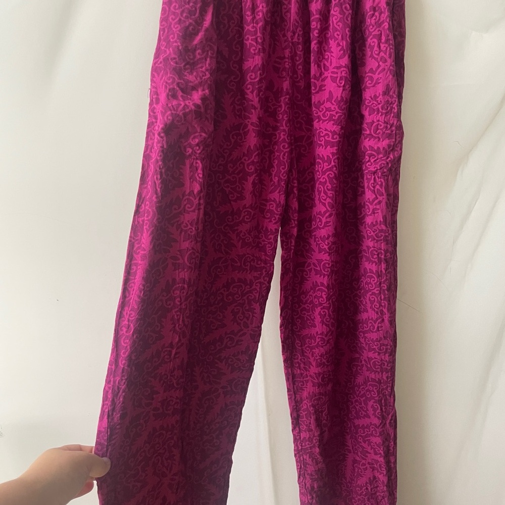 Boho Flowy Patterned Top & Bottom Set - image 5